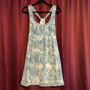 Blue and Cream Dummer Dress